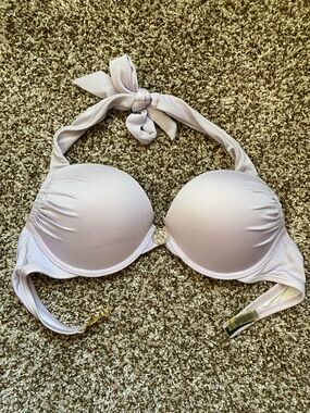 Victoria Secret Bombshell Light Purple Halter Push-Up Bikini
